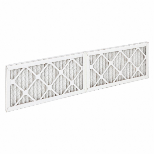 AIR HANDLER 54FE89 Pleated Air Filter, 10x37x1, MERV 8, Std Capacity, Synthetic, Beverage Board | CN8DRR