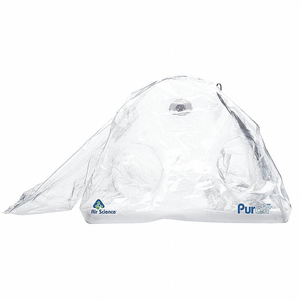 Glove Bag Isolator, 1 Ports, Hepa Filter, Polyethylene, 12 Inch Opening Size