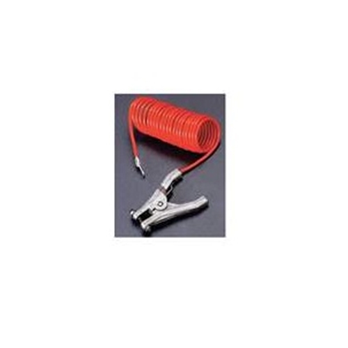 Grounding Wire With Clamp, 20 ft. Size