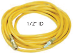 AIR SYSTEMS INTERNATIONAL H-10-3S Breathing Air Hose, Schrader Style, 10 ft.Length, 3/8 Inch Size, Black | CD6JLU