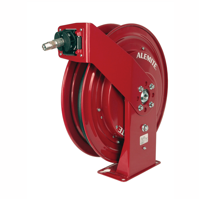 ALEMITE Motor Driven and Hand Crank Hose Reels