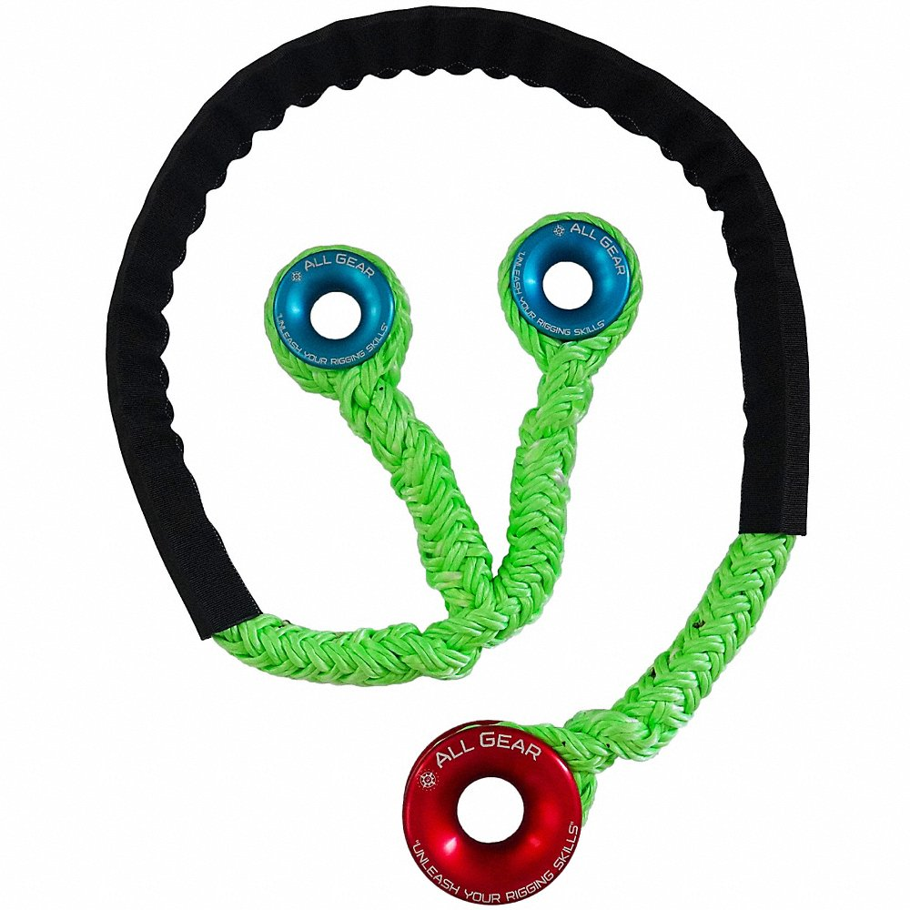 ALL GEAR AG12SP34RR-DH Double Head Ring To Ring Sling, 12 Strand Polyester, 60 Inch Length, Orange | CJ6PPW