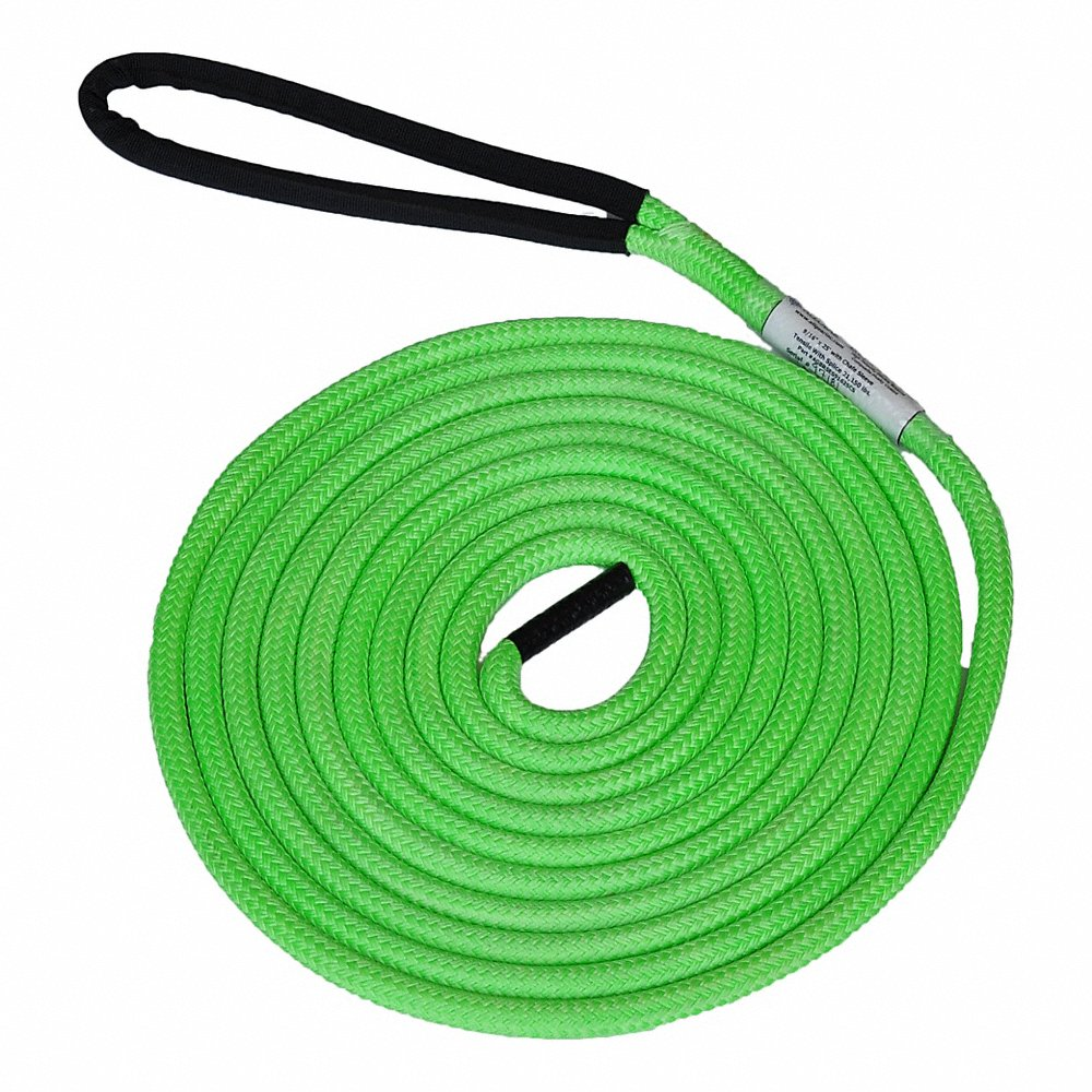 ALL GEAR AGBRCS91620 Crane Sling, Double Braid HMPE Polyester, 9/16 Inch Dia., 20 Ft. Length, Green | CJ6PRB