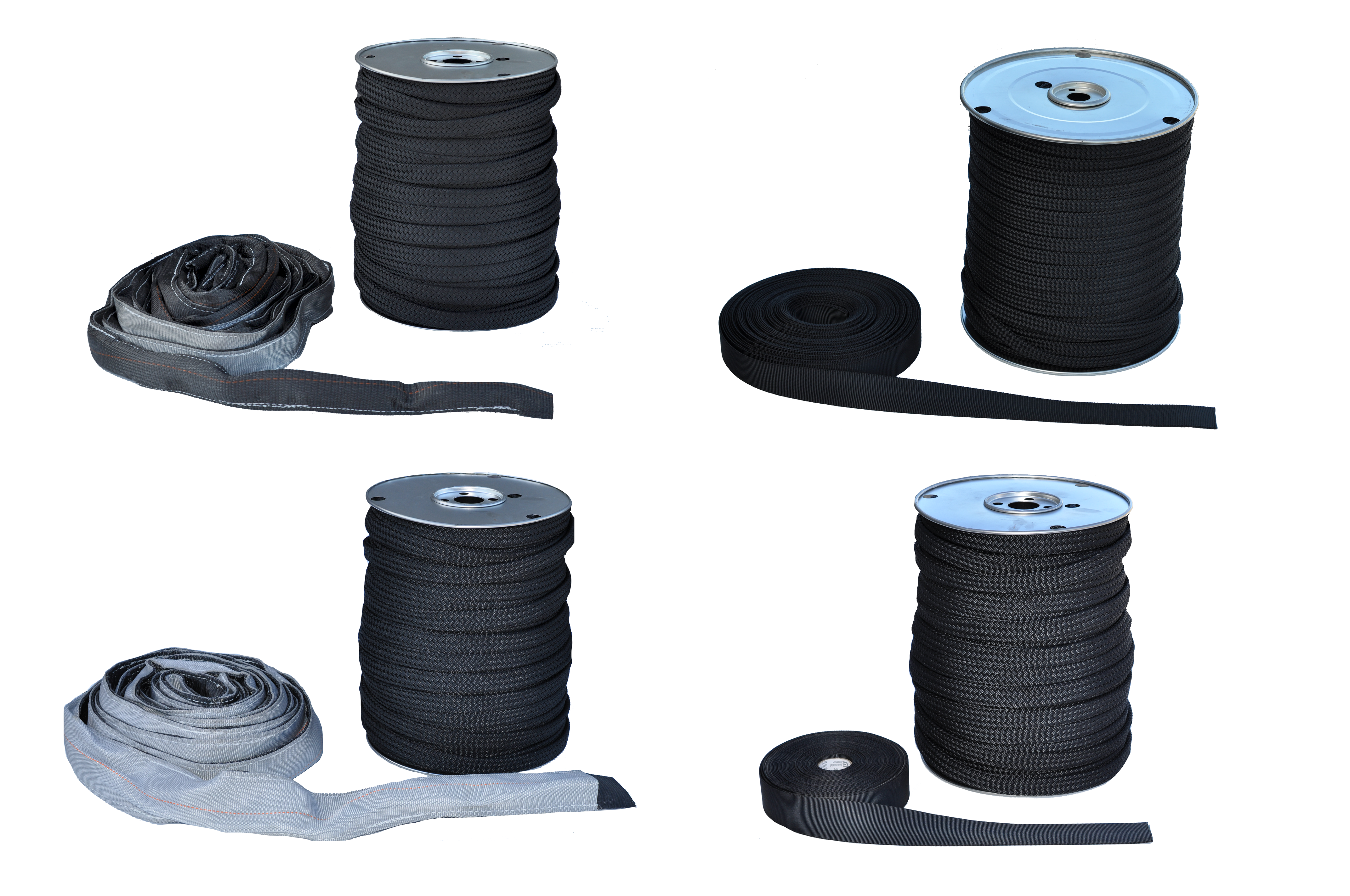 ALL GEAR AGBSK12CS1 Branch Saver Rope, Polyester, 1/2 Inch Dia., 300 Ft. Length, Pack Of 2, Black | CJ6PTH