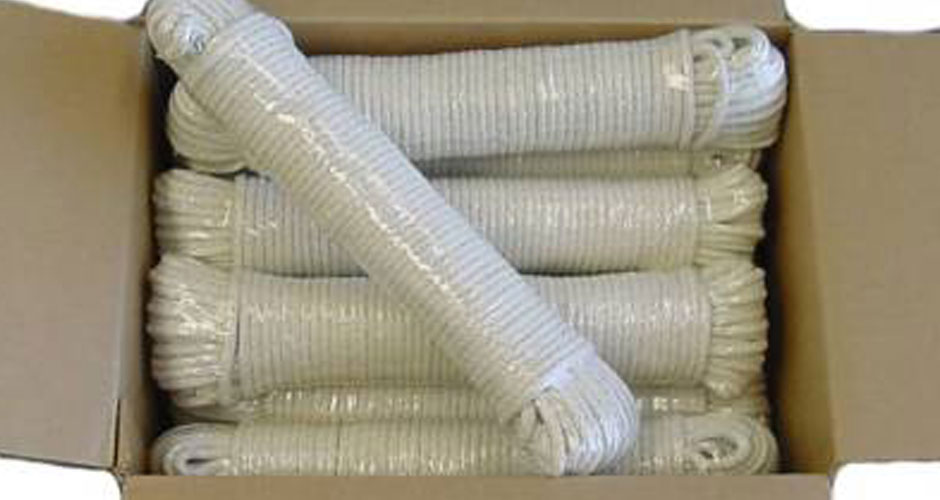 ALL GEAR AGSBC14100 Sash Cord, Braid Cotton, #8 Size, 100 Ft. Length, Natural White | CJ6PZH