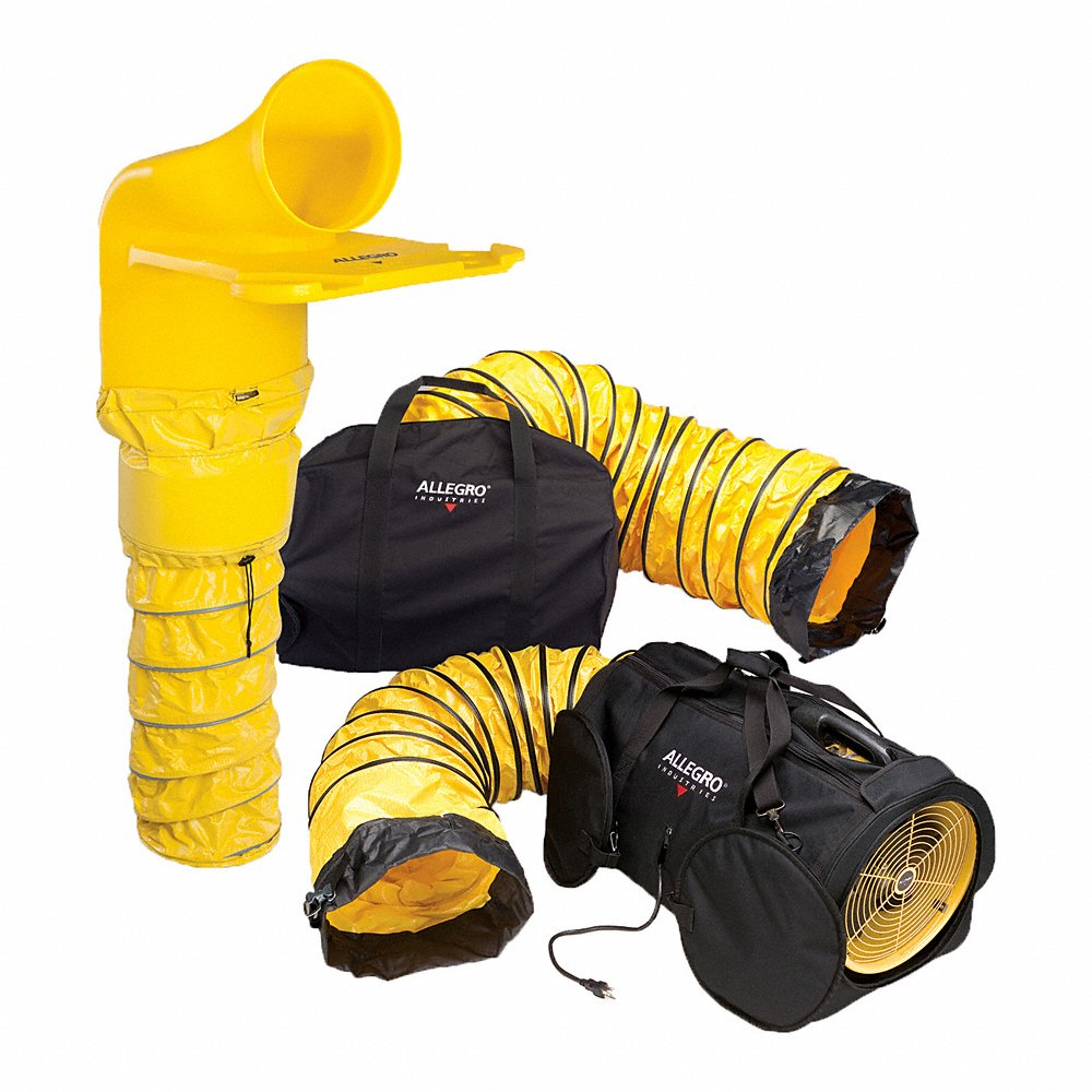 ALLEGRO SAFETY 9520-3512M Blower Kit, Airbag, 12 Inch Size, With 12 Inch MVP | CE7LVR