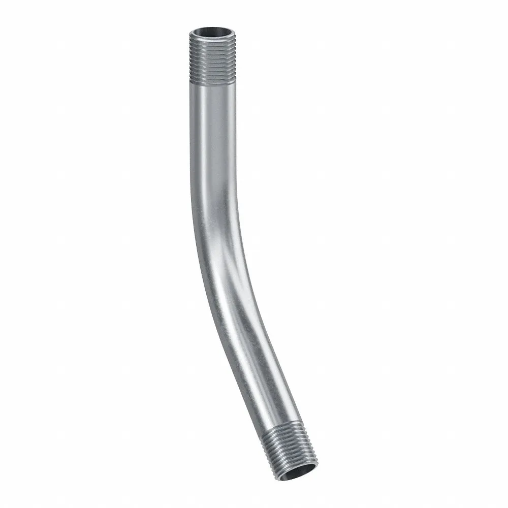 ALLIED TUBE & CONDUIT 869615 Elbow, 45 Deg, Aluminum, Plain, 1/2 Inch Trade Size, Rmc, 7 9/16 Inch Overall Length | CN8FJM 61UL04