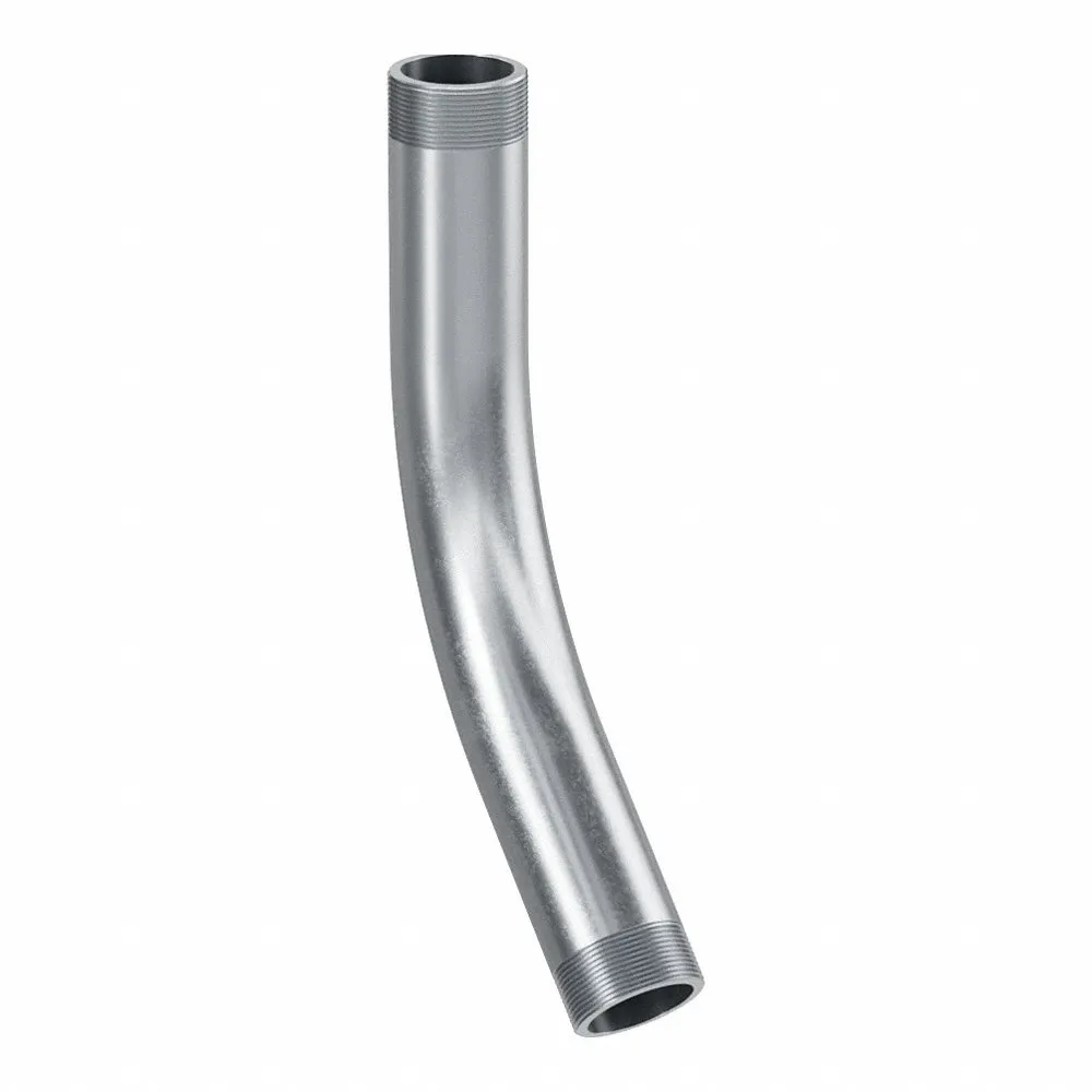 ALLIED TUBE & CONDUIT 869620 Elbow, 45 Deg, Aluminum, Plain, 2 Inch Trade Size, Rmc, 15 11/16 Inch Overall Length | CN8FJN 61UL09
