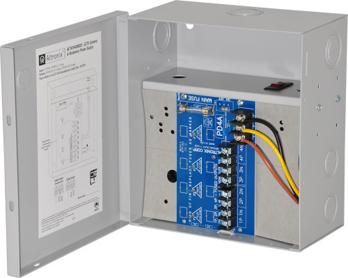 ALTRONIX ALTV244300CB220 CCTV Power Supply, 4 PTC Outputs, 24/28VAC at 12.5A, 220VAC | CE6ERZ