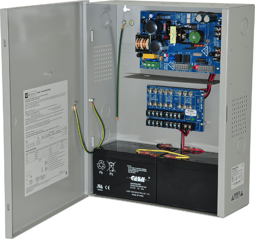 ALTRONIX eFlow4NX8 Power Supply/Charger, 8 Fused Outputs, 12/24VDC At 4A, 115VAC | CE6FYY