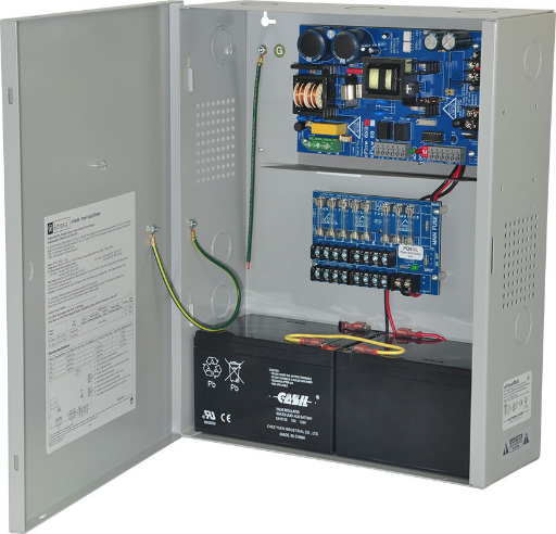 ALTRONIX eFlow6NX8 Power Supply/Charger, 8 Fused Outputs, 12/24VDC At 6A, 115VAC | CE6FZD