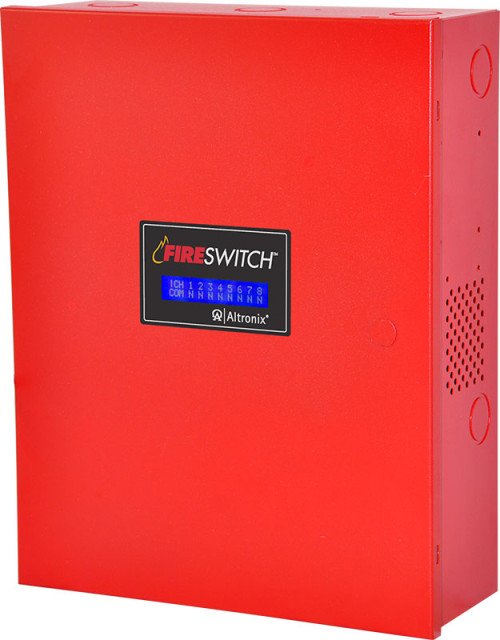 ALTRONIX FireSwitch108 NAC Power Supply, 4 Class A, 8 Class B, 24VDC At 10A, 115VAC | CE6FYK