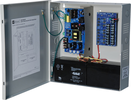 ALTRONIX SMP10C24P8220 Power Supply Charger, 8 Fused Output, 24 VDC at 10A, 220 VAC | CE6EZW
