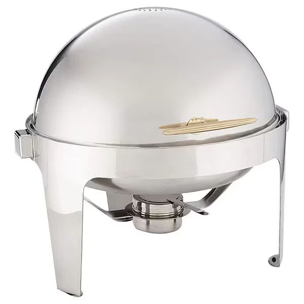 Round Chafer, Stainless, 7 qt