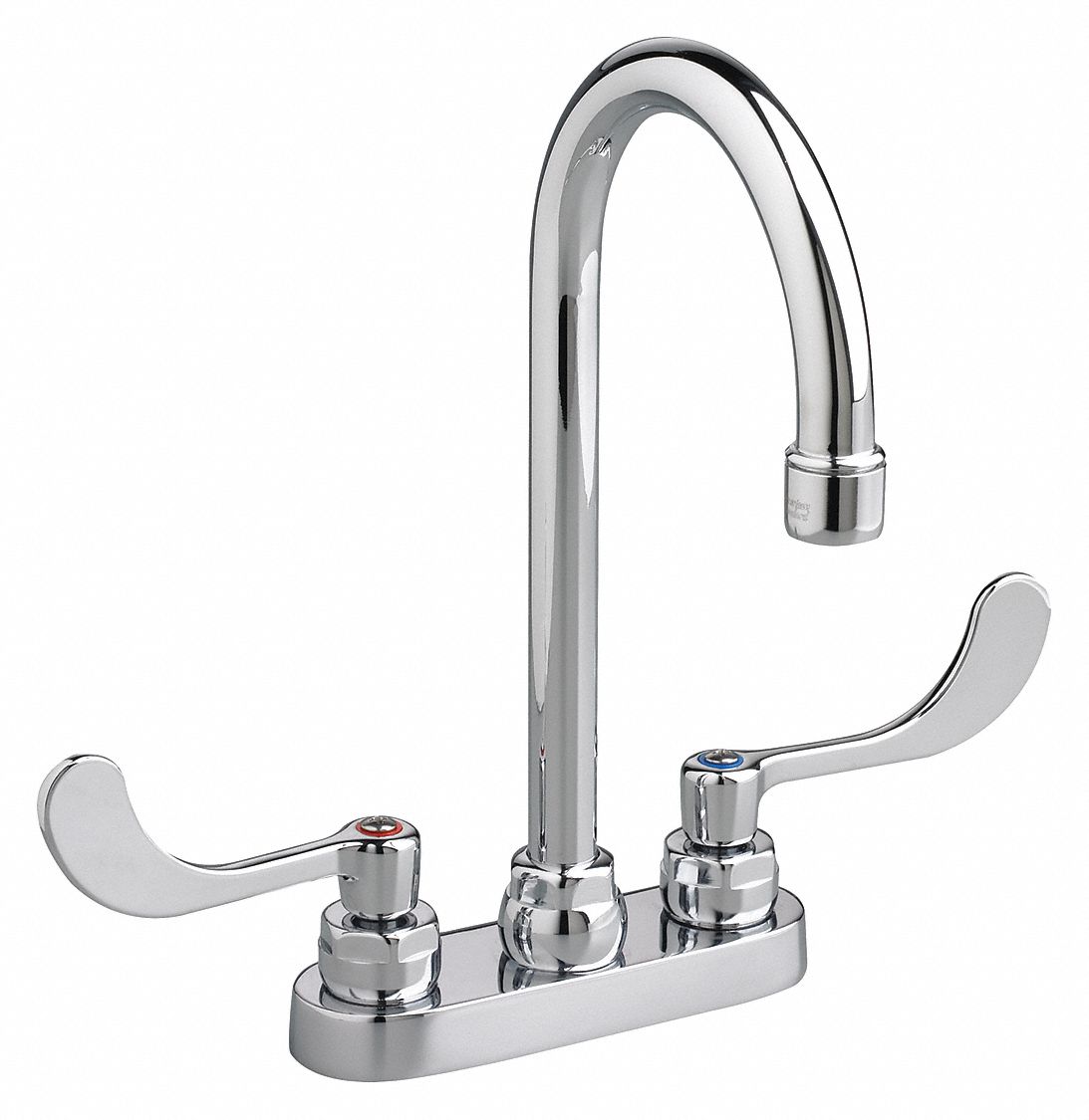 Gooseneck Bathroom/Kitchen Sink Faucet, Manual Activation, 1.5 Gpm Flow Rate