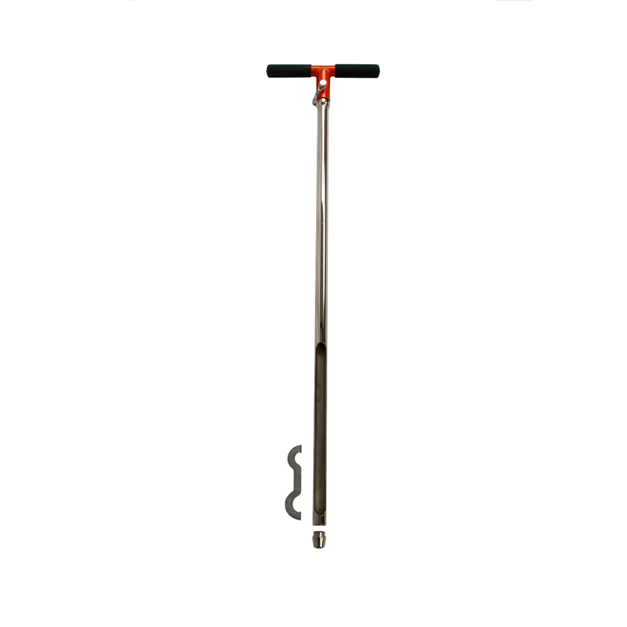 Soil Probe with Handle, Plated, Replaceable Tip, Hex Quick Pin, 1 x 36 Inch Size