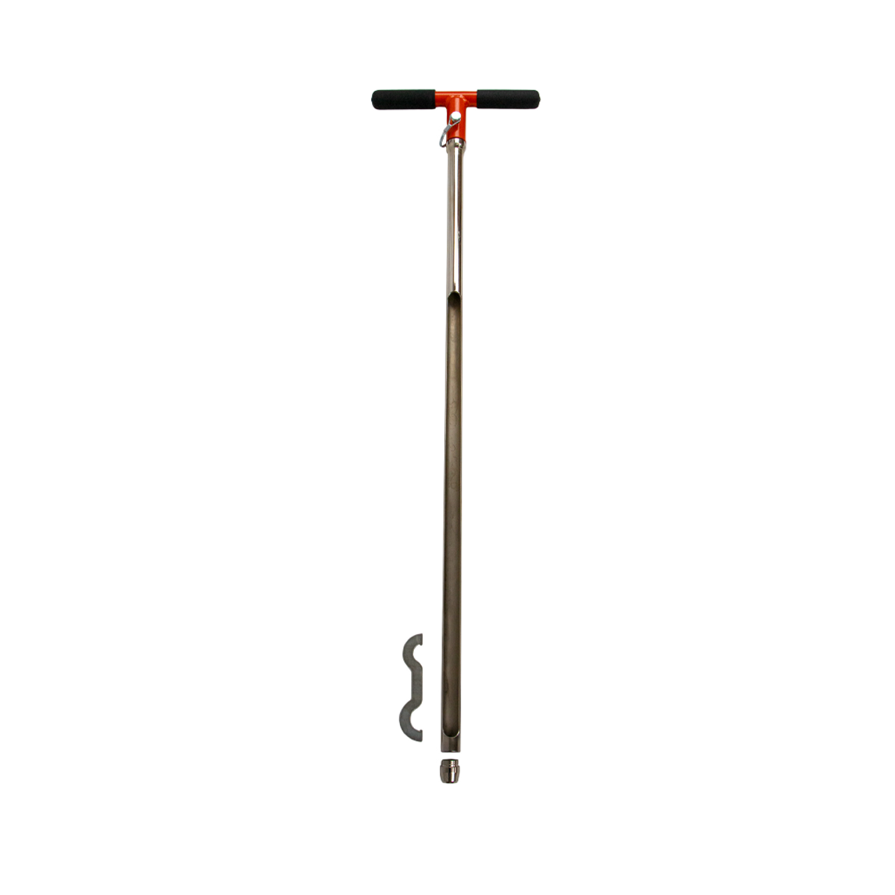 Soil Probe with Handle, Replaceable Tip, Hex Quick Pin, 24 Inch Window, 1 x 36 Inch Size