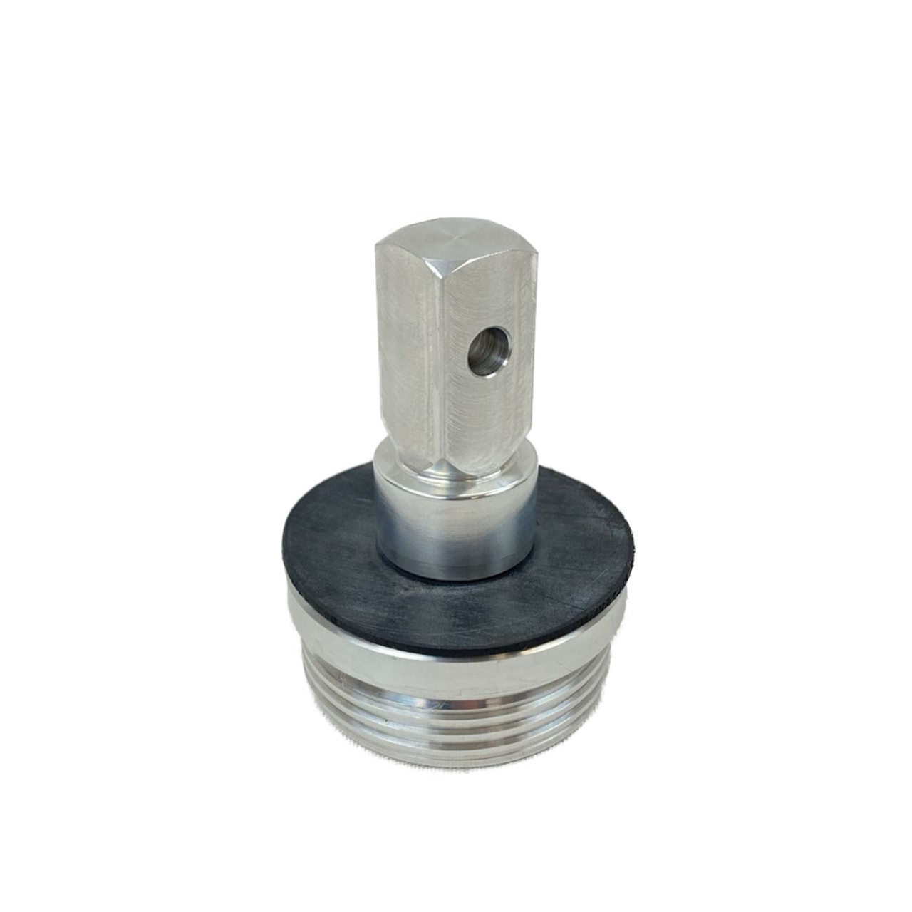 Sludge Valve Cap, Aluminum, Square Tank, 2 Inch Dia.
