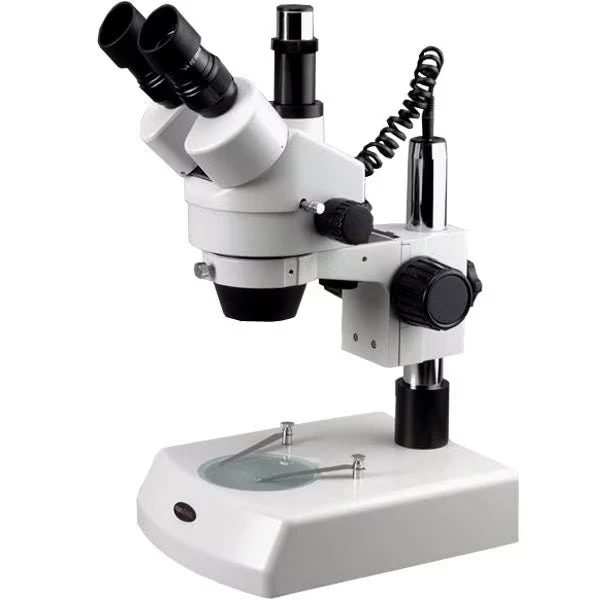 AMSCOPE SM-2TZ 3.5X-90X Trinocular Stereo Zoom Microscope With Dual Intensity Adjustable Lights | CY6XRR