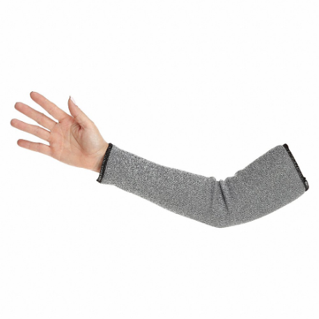 ANSELL 11-270 Cut-Resistant Sleeve, Ansi/Isea Cut Level A2, Nylon, Gray, Sleeve, Knit Cuff | CR4JCH 52RT89