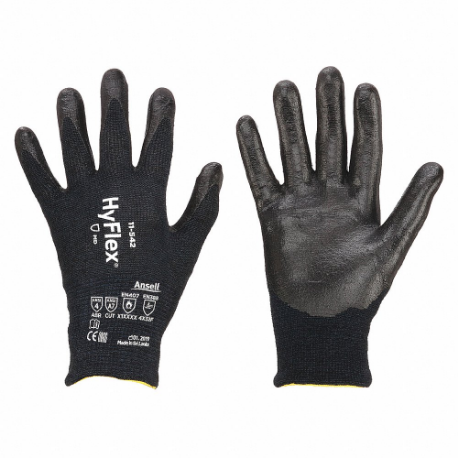 ANSELL 11-542 Coated Glove, 2XL, Foam Nitrile, Intercept™, 1 Pair | CR4HPC 65DF79