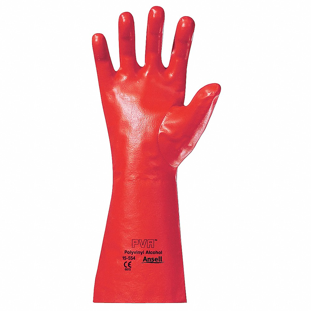 ANSELL 15-554 Chemical Resistant Glove Pva 14 L Pr | AF4BRW 8PCN4