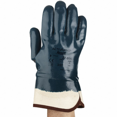 ANSELL 27-805 Coated Glove, Nitrile, Full 3, 1 Pair | CN8BFL 48MA75