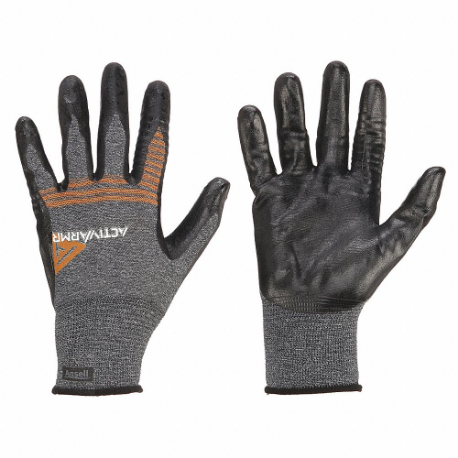 ANSELL 97-007 Coated Glove, Nitrile, 1 Pair | CN8BFK 54EL07