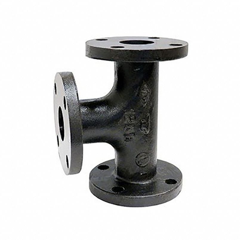 ANVIL 0306044405 12 X 12 X 8 Black Cast Iron Faced And Drilled Flange Tee | BT8PQB