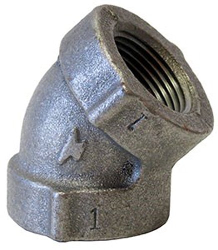 ANVIL 0840002133 Elbow, Ductile Iron, 1 Inch Size, Screwed Bend | BT9YWE