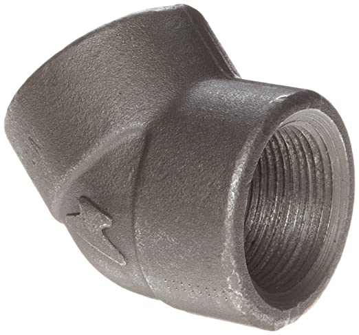ANVIL 0861214005 21/2 Imp Forged Steel Threaded 45 Elbow | BT9ZFC