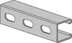 ANVIL 2400001307 Eh 10 Green With Elongated Holes Channel | BT8HDT