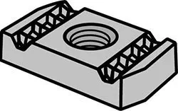 ANVIL 2400206062 3/8 Elongated Without Spring Clamp Nut | BU2BGP