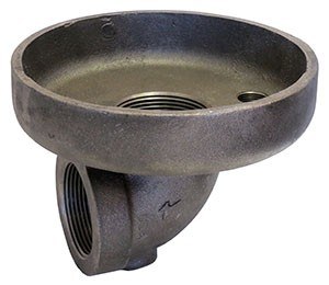 ANVIL FIG 1538F Flanged Safety Valve Discharge Elbow, 9/16 Inch Hole Dia. | CF4FJF