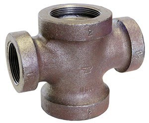 Sanitary Tees, 90 Deg. Reducing Double Short Turn