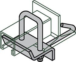 ANVIL FIG AS 2656 U Bolt Beam Clamp With Hook | CF4GQX