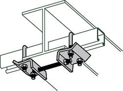 ANVIL FIG AS 2657 Double "U" Bolt Beam Clamp | CF4GQY