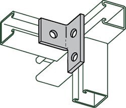 RH and LH Angle Plate Connector, 1-5/8 Inch Width