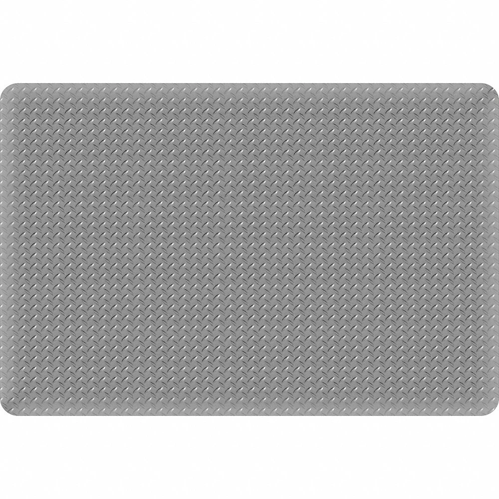 Diamond Star Mat, Gray, 2 ft x 3 ft, 15/16 Inch Thick