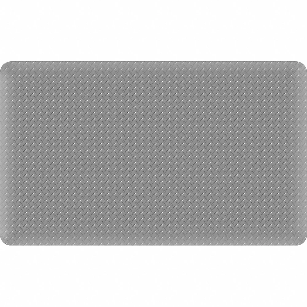 Diamond Star Mat, Gray, 3 ft x 5 ft, 15/16 Inch Thick