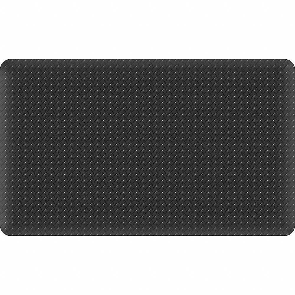 Diamond Star Mat, Black, 3 ft x 5 ft, 15/16 Inch Thick