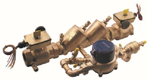 APOLLO VALVES 4ALF60AG3 Double Check Detector Assembly, 4 Inch Size | BN9XVH DCDALF4AOFLM4