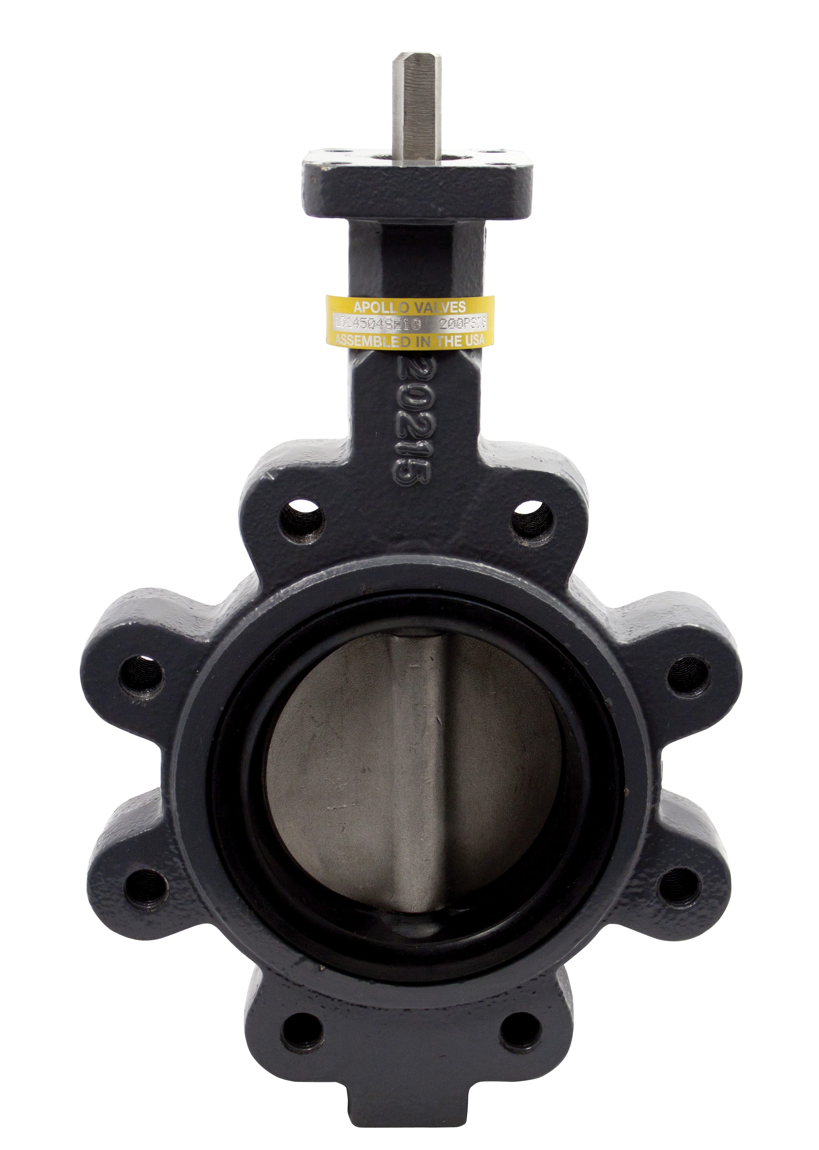 APOLLO VALVES LD14504DN11 Butterfly Valve, Lug, 4 Inch Size, Ductile Iron/Buna | CC2NQJ