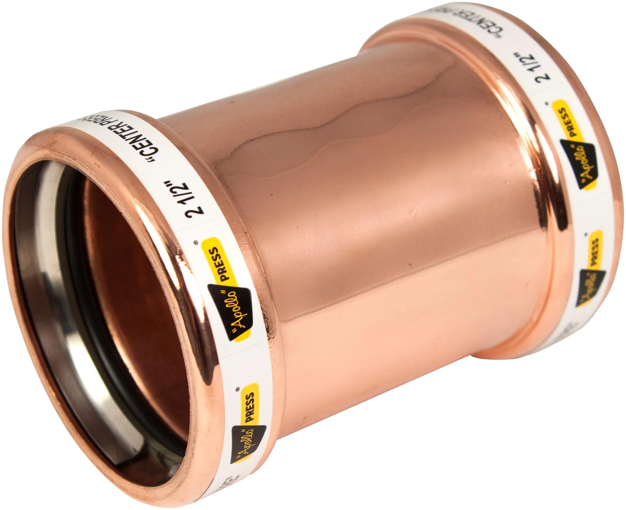 APOLLO VALVES 10061932 Coupling, 2-1/2 X 2-1/2 Inch, Copper | BP2GXY