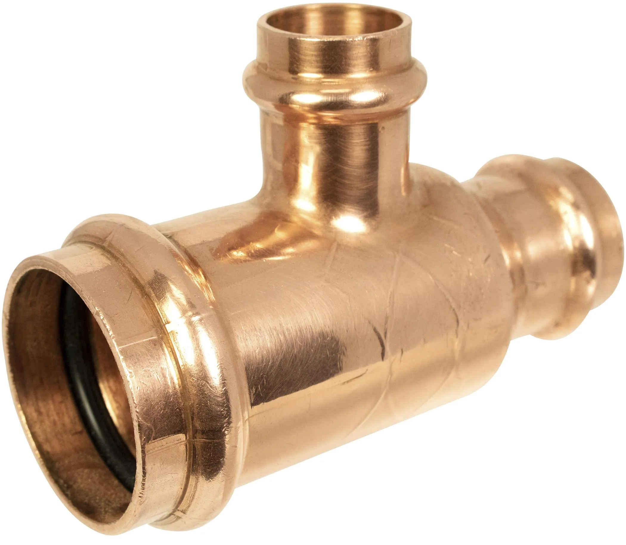 APOLLO VALVES 10066397 Tee, 1-1/2 X 3/4 X 1 Inch, Copper | BP4PLA