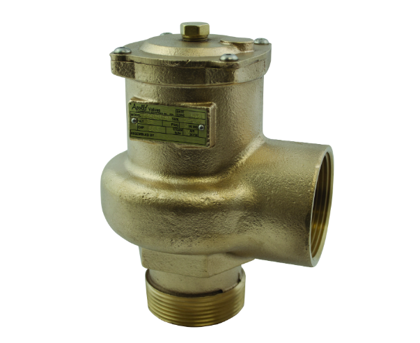 APOLLO VALVES 14606V10 Relief Valve, 2.5 Inch, 10 Inch Hg, Bronze | BP3XPX RVV1421210