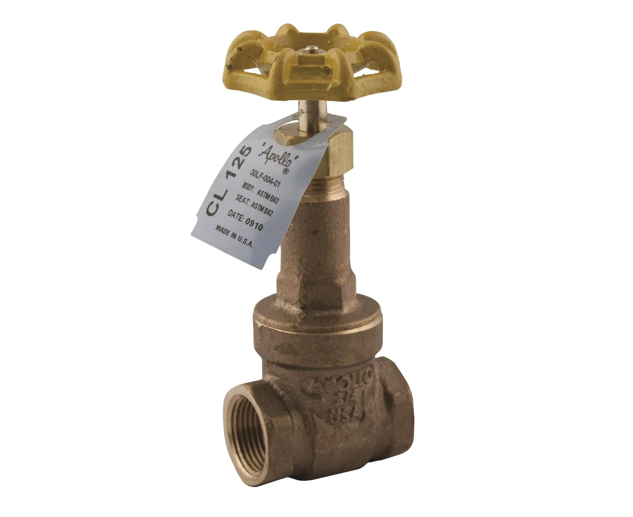 APOLLO VALVES 30LF00501 Gate Valve, 1 Inch NPT | CC6FDA 101T1LF