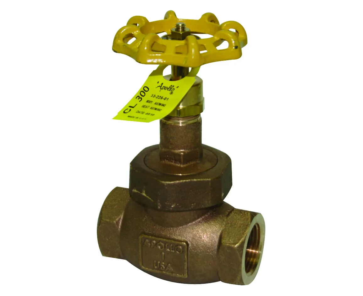 APOLLO VALVES 3374301 Globe Valve, Size 1/2 Inch NPT, Bronze | BY4YJM 128T12