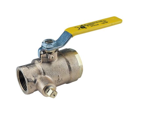 APOLLO VALVES 50GB307 Ball Valve, Gas Main Burn, 1/2 Inch Size | BP4NQQ GBVBT12