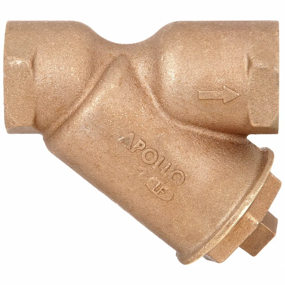 APOLLO VALVES 59LF-007-P2 Low Lead Y Strainer 1-1/2 Inch Npt Ptfe | AD3MAG 40D872